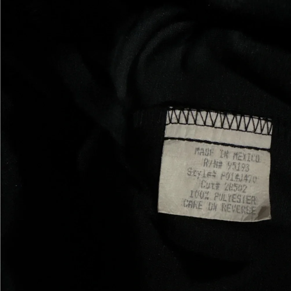 Vintage Girls Large Little Black Dress V-Neck‎ Fit And Flare Party Womens XS LBD